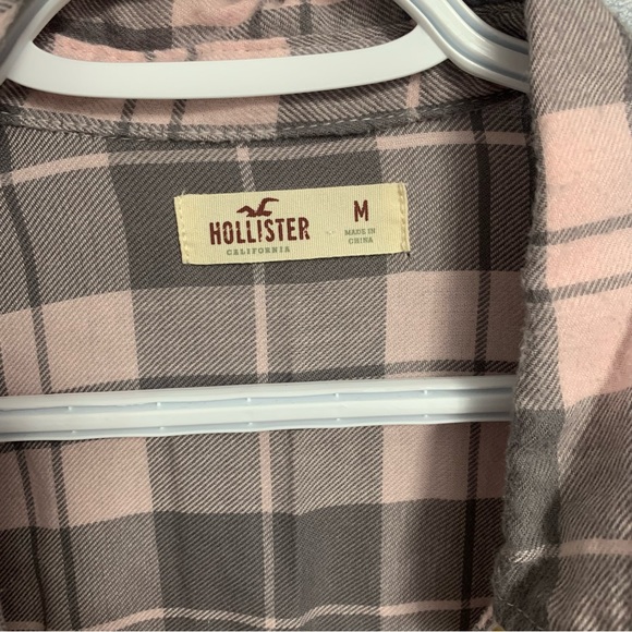 Hollister Light Pink/Grey Plaid - Picture 3 of 3